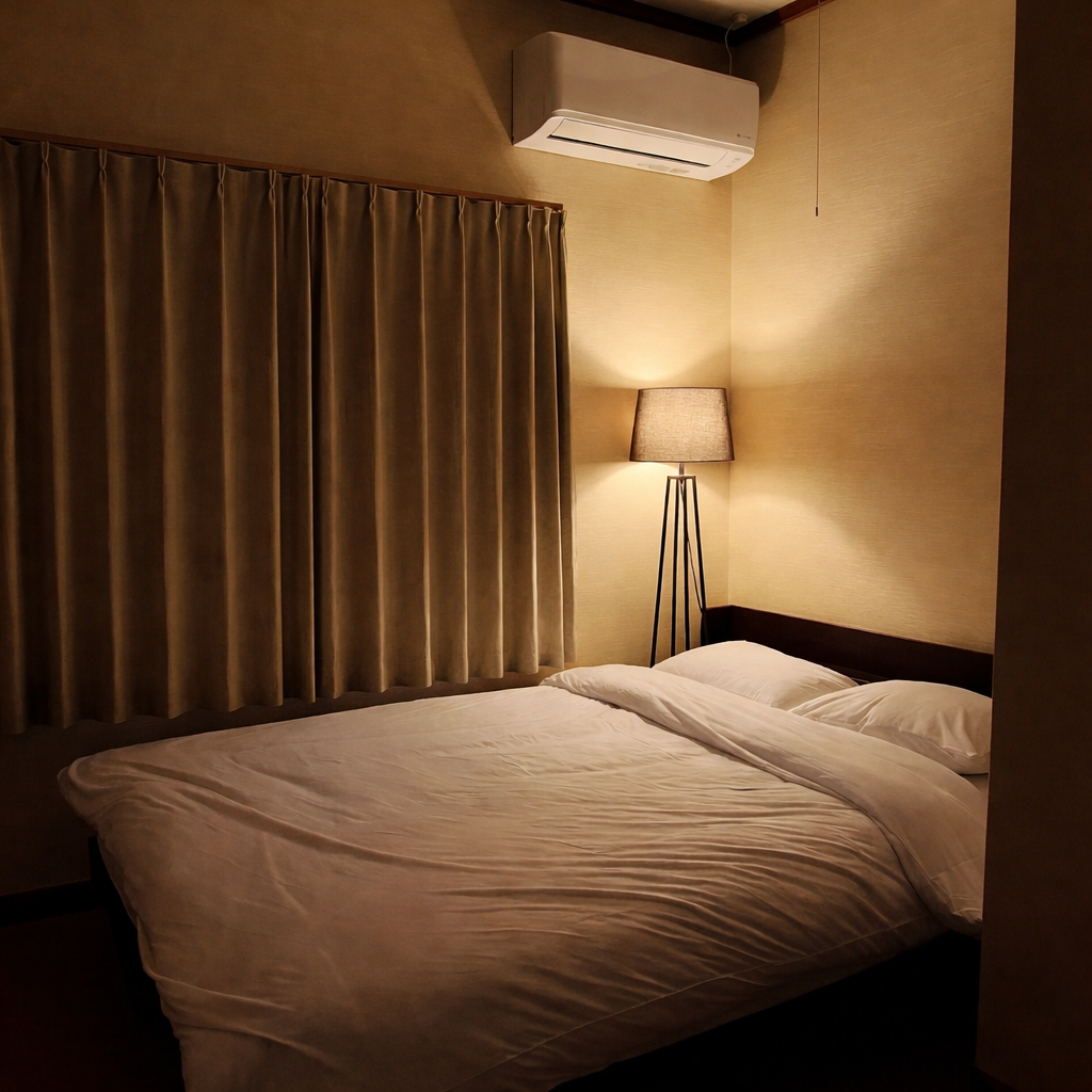 Bedroom at The Moon Terraces Obasute